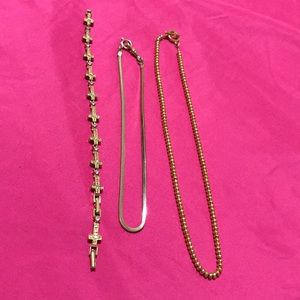 3 pieces of Gold tone Jewelry